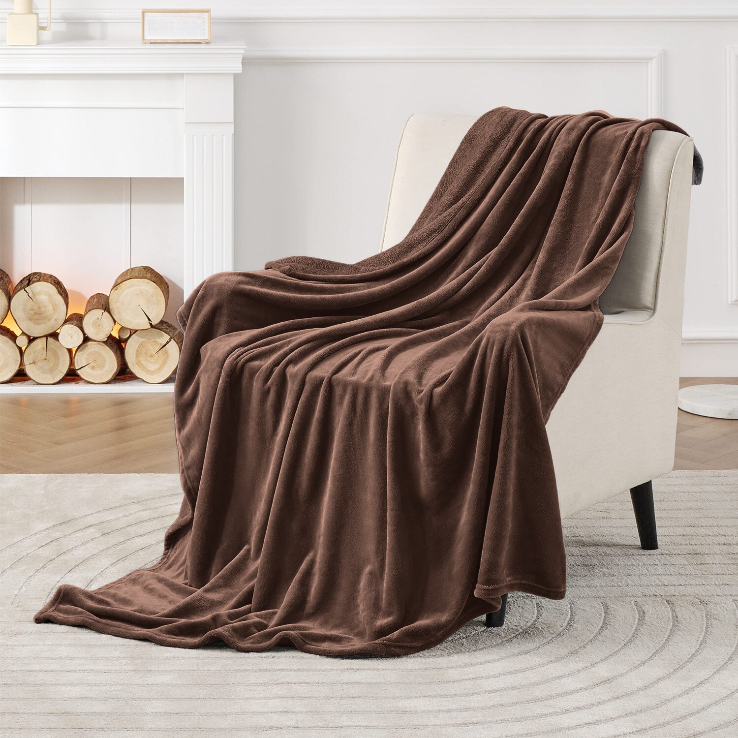 Fluffy Fleece Blanket Single, Double, King & Super King