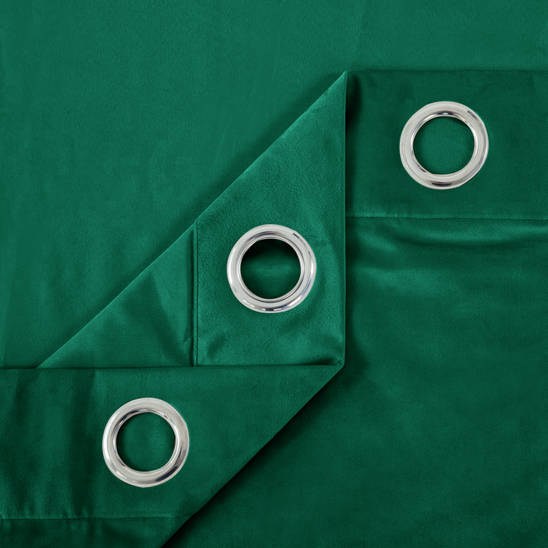 Emerald Green Velvet Curtains