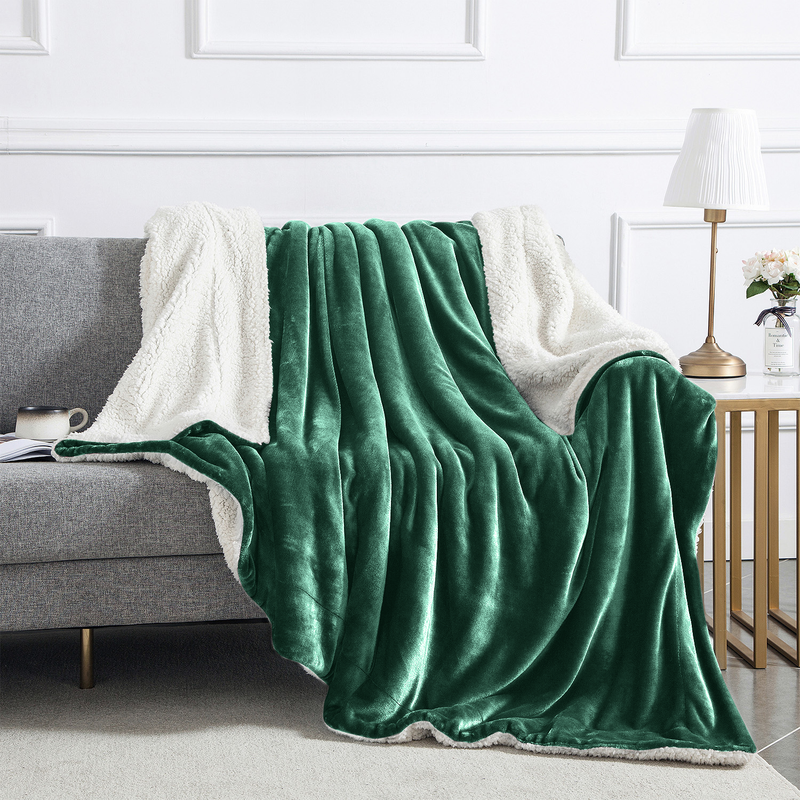 Sherpa Blanket Fluffy Throw Single, Double & King Size