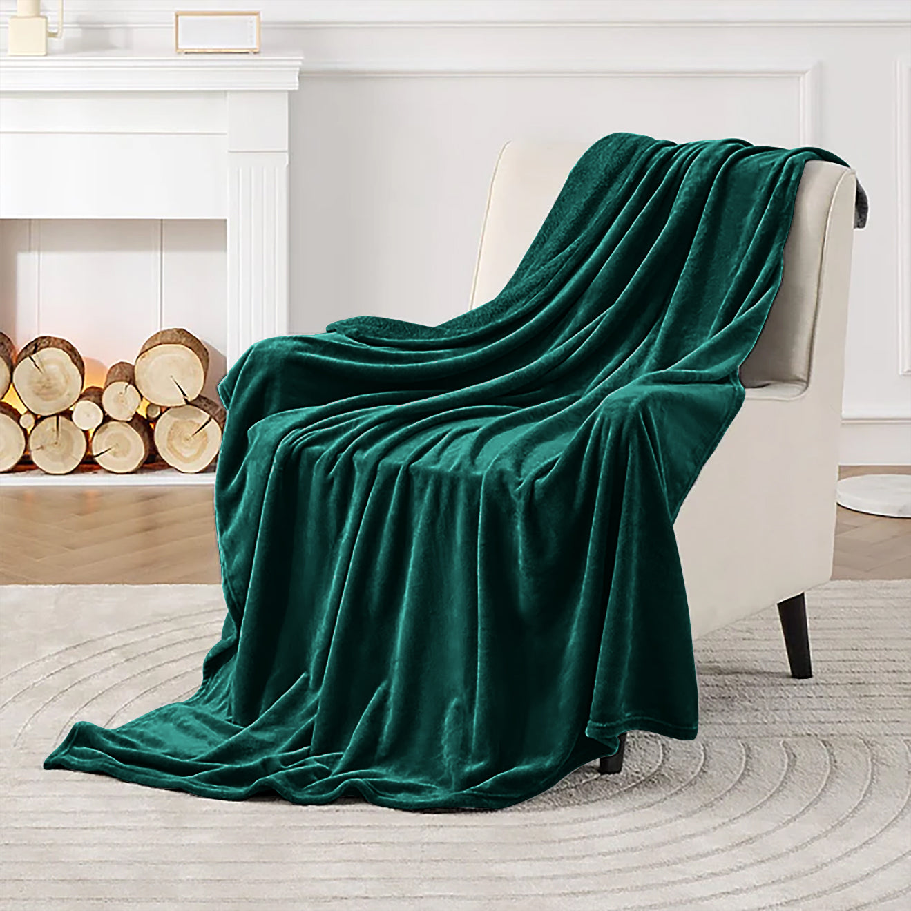 Green  Bed Throw