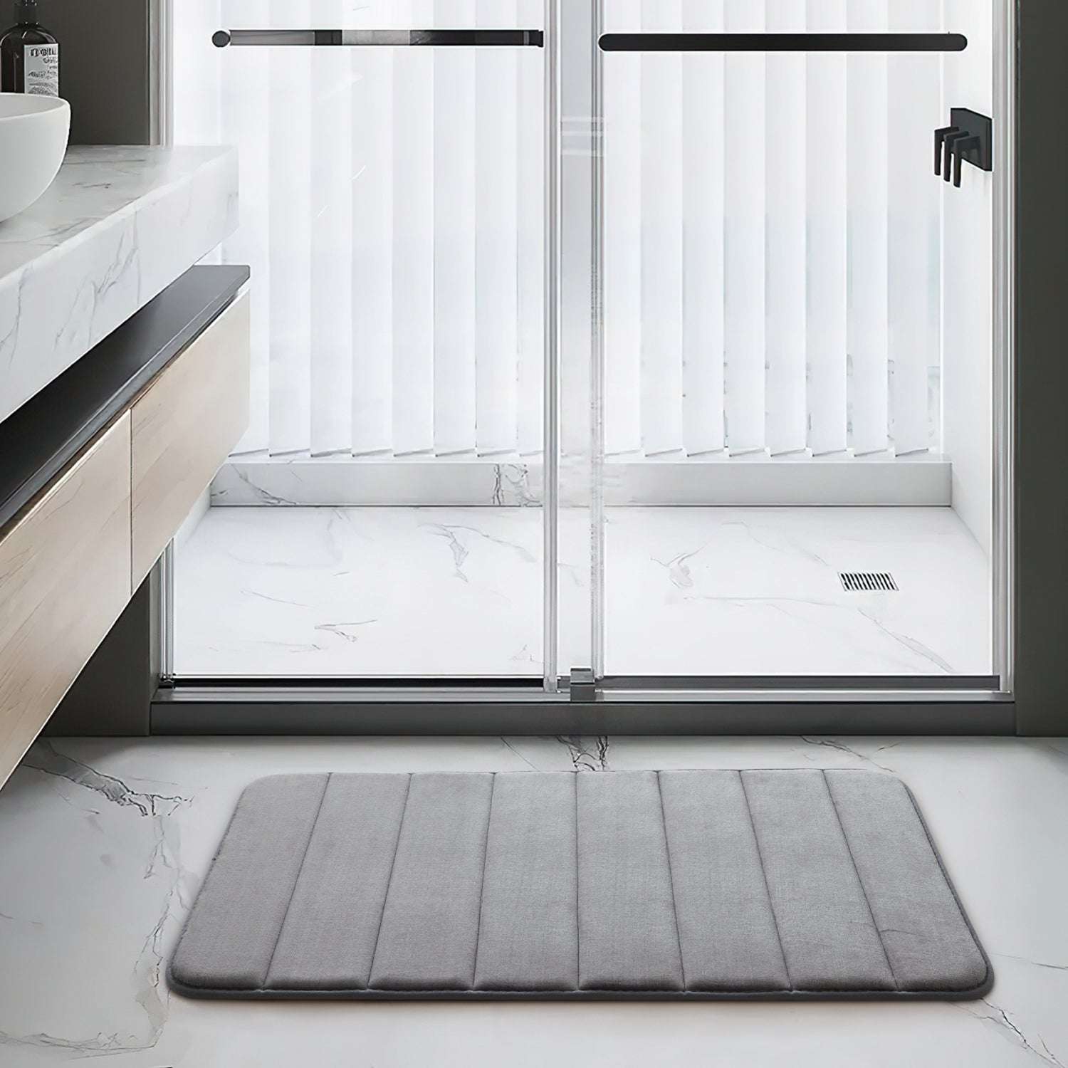 Grey Bath Mat