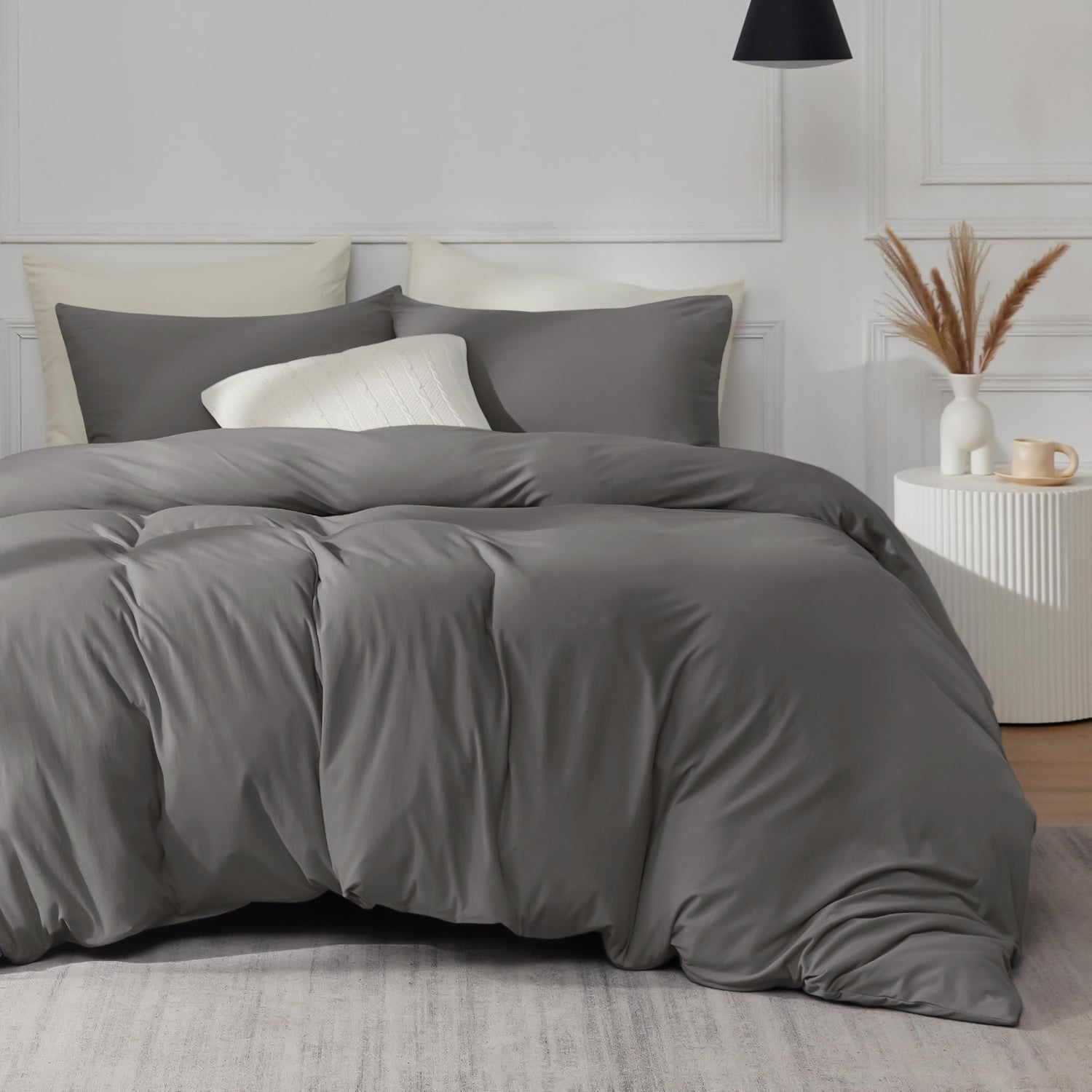 Hotel Collection Grey Duvet Cover Set