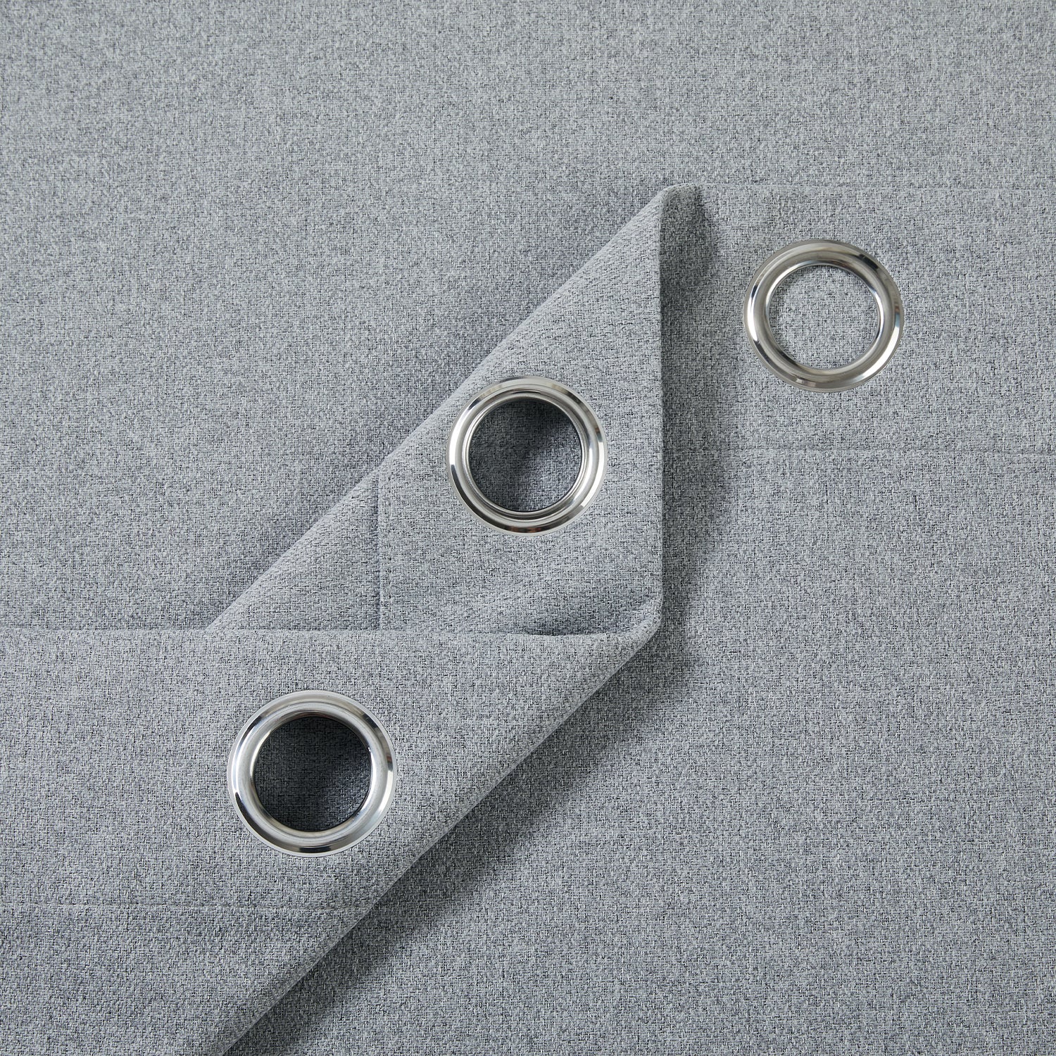 100% Blackout Linen Curtains  Luxury Thermal Eyelet Ready Made