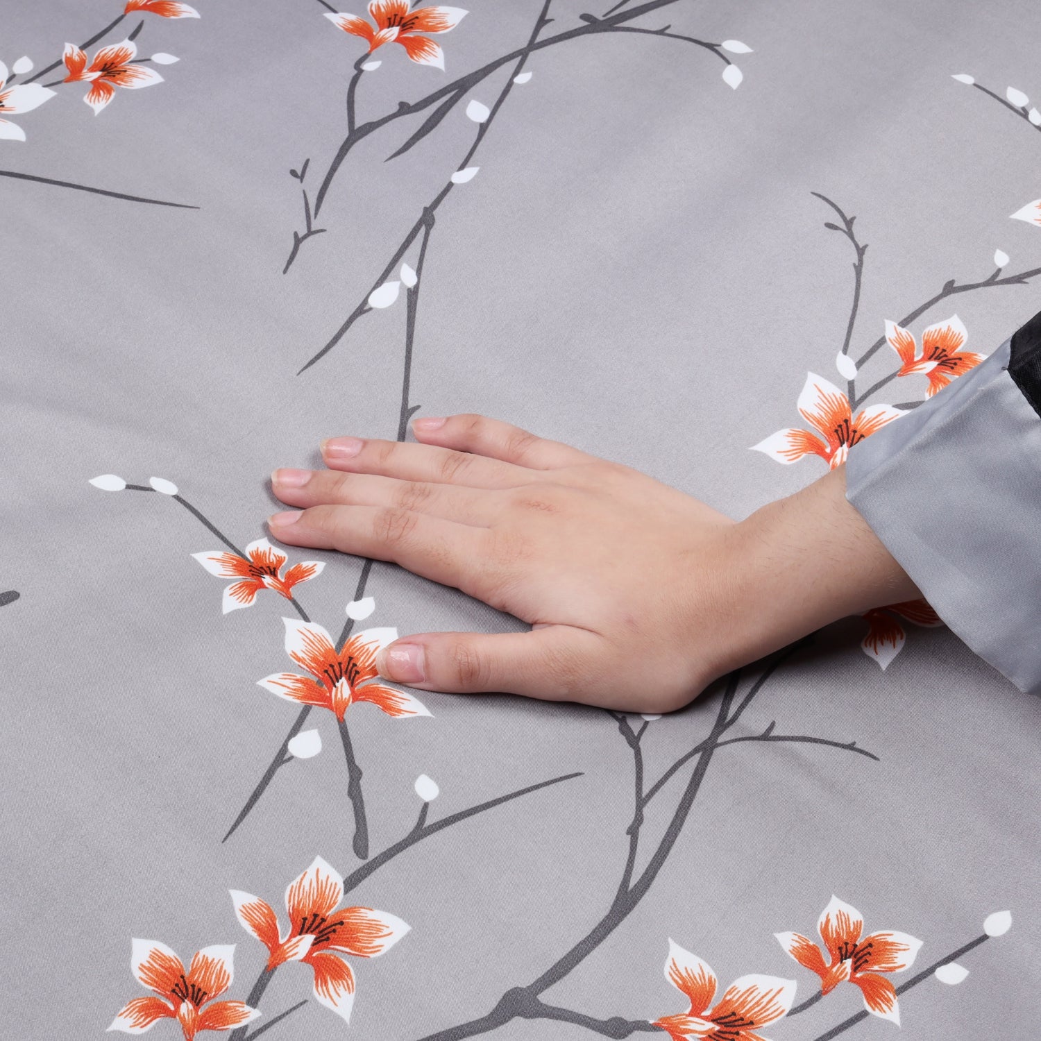 Reversible Floral Duvet Cover