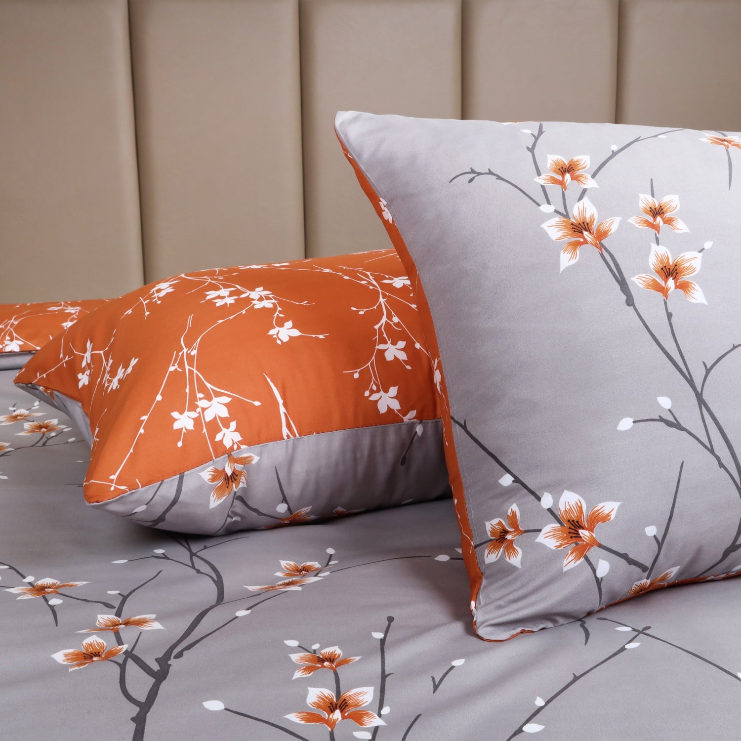 Reversible Floral Duvet Cover