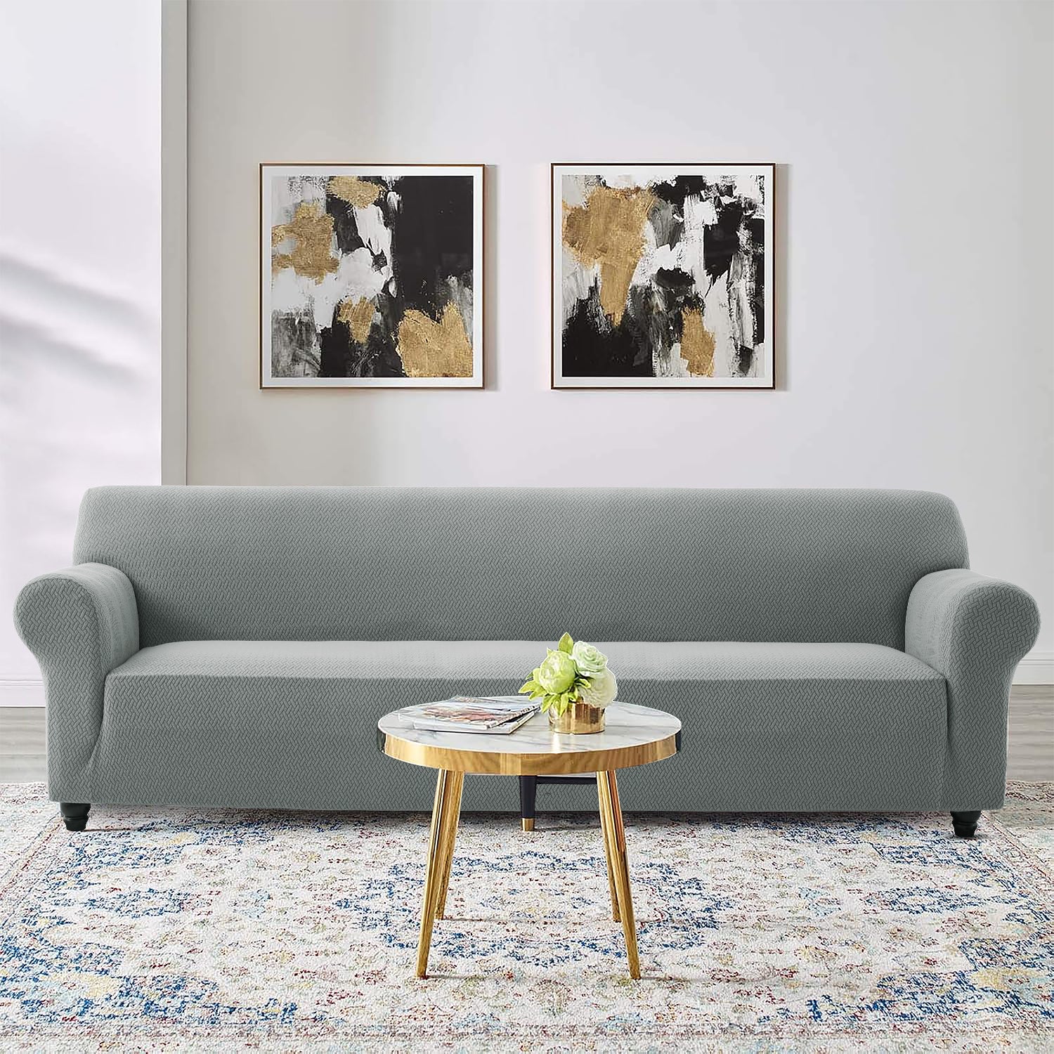 Spandex 4 Seater Sofa Cover Premium Stretchable Fit