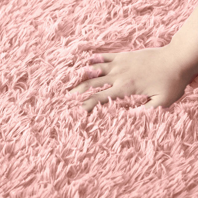 Large pink rug