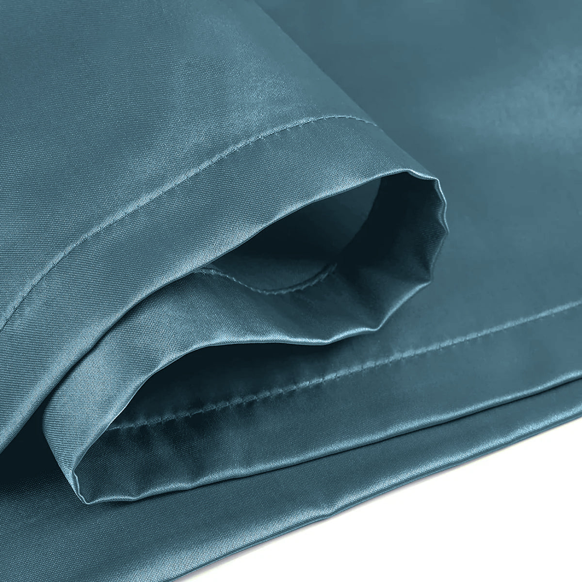 Indigo silk pillowcases