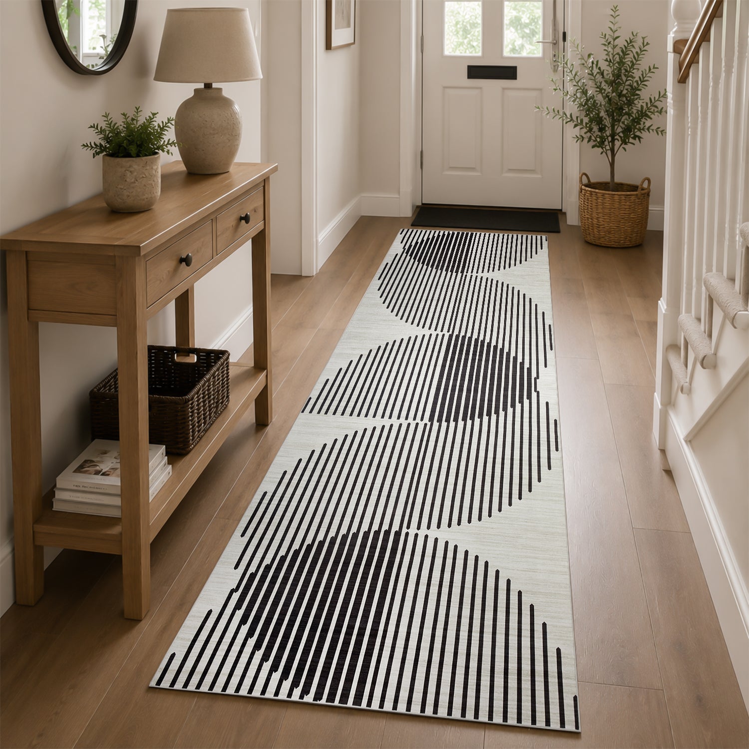 Jett Printed Pattern Rug Non-Slip Area Carpet