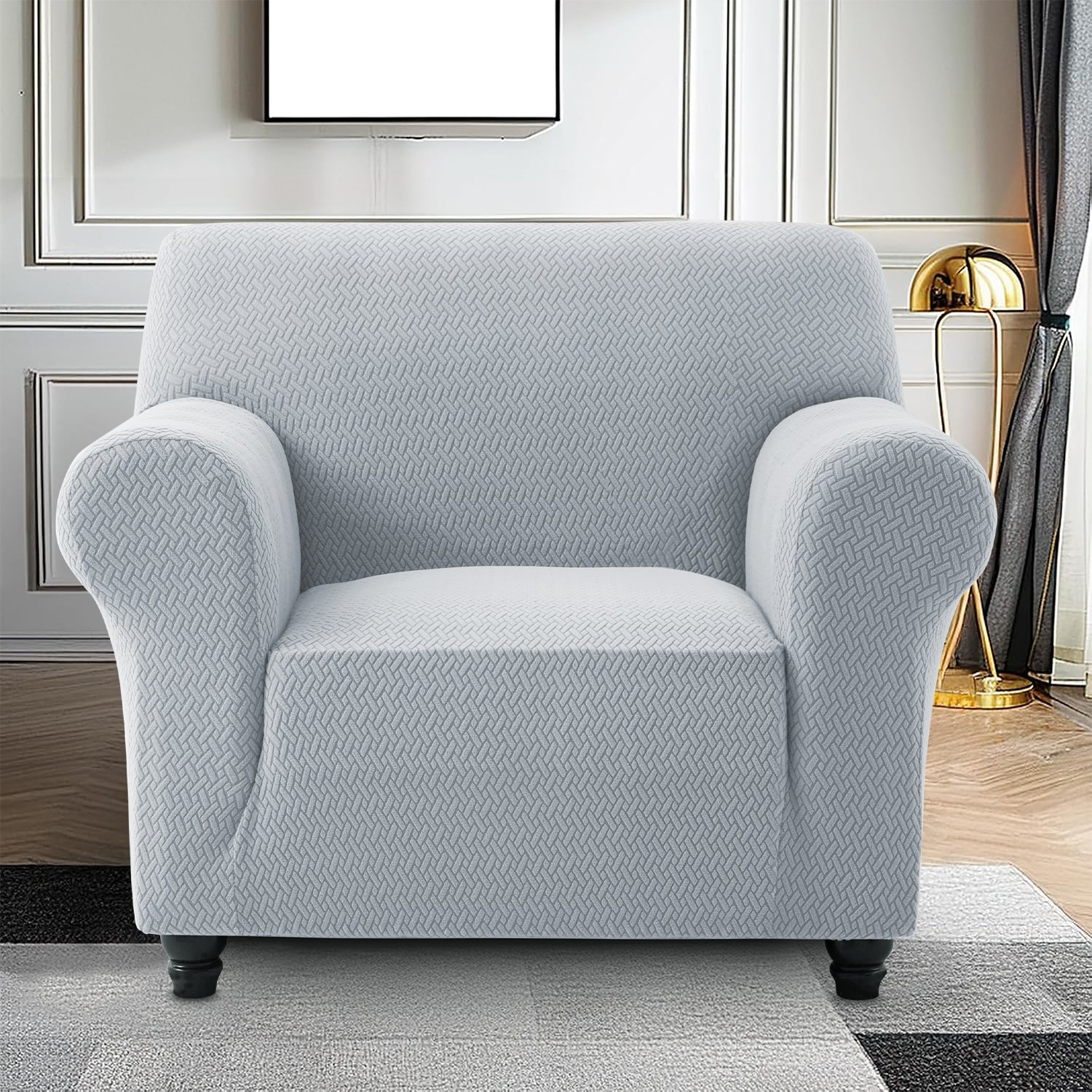 light grey 1 seater sofa cover