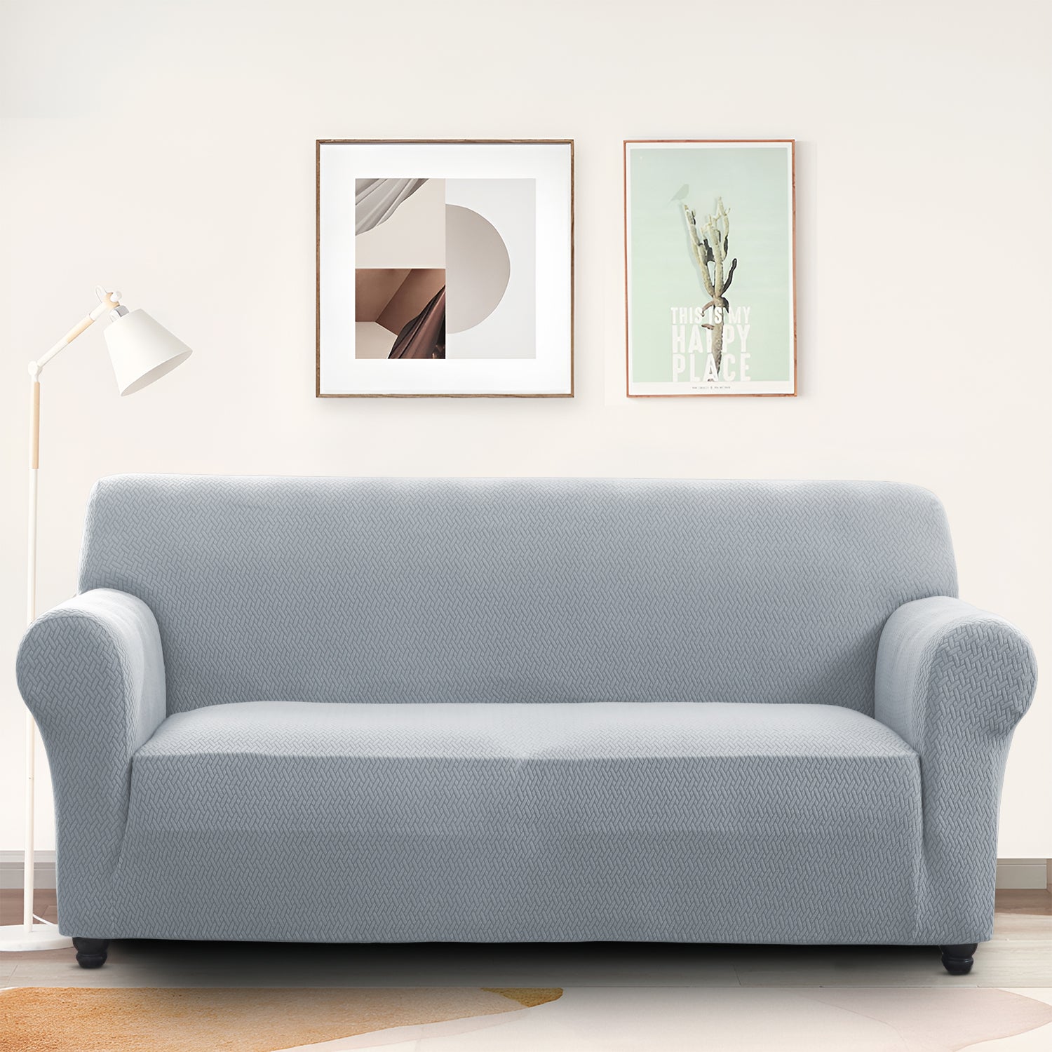 light Grey 3 Seater Sofa Cover