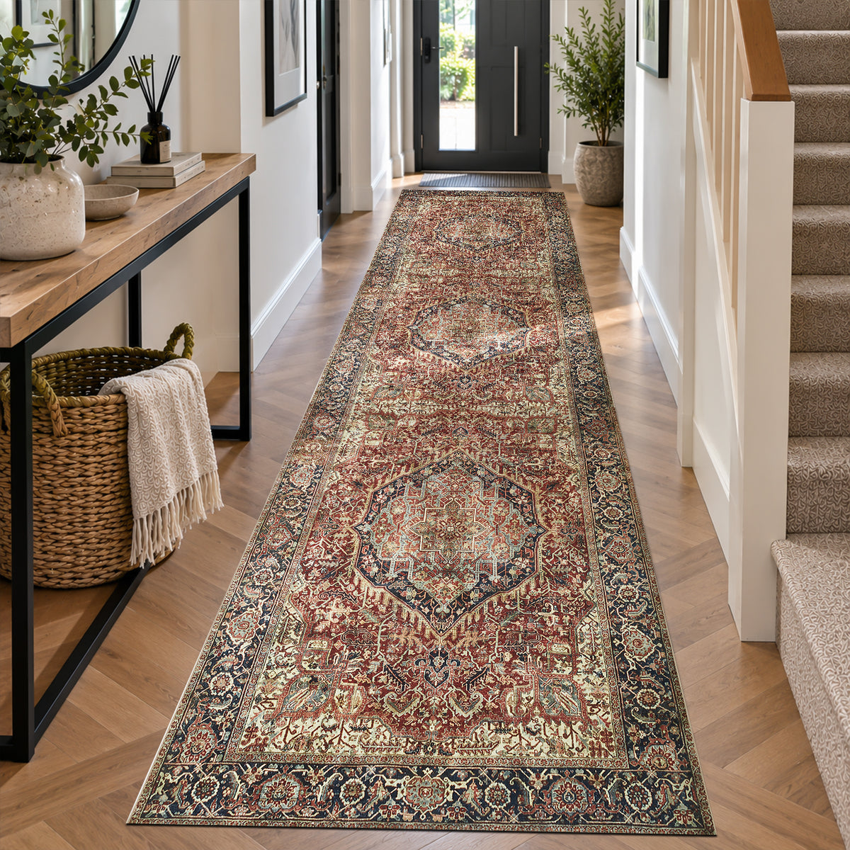 Antique Style Rug for Living Room & Bedroom