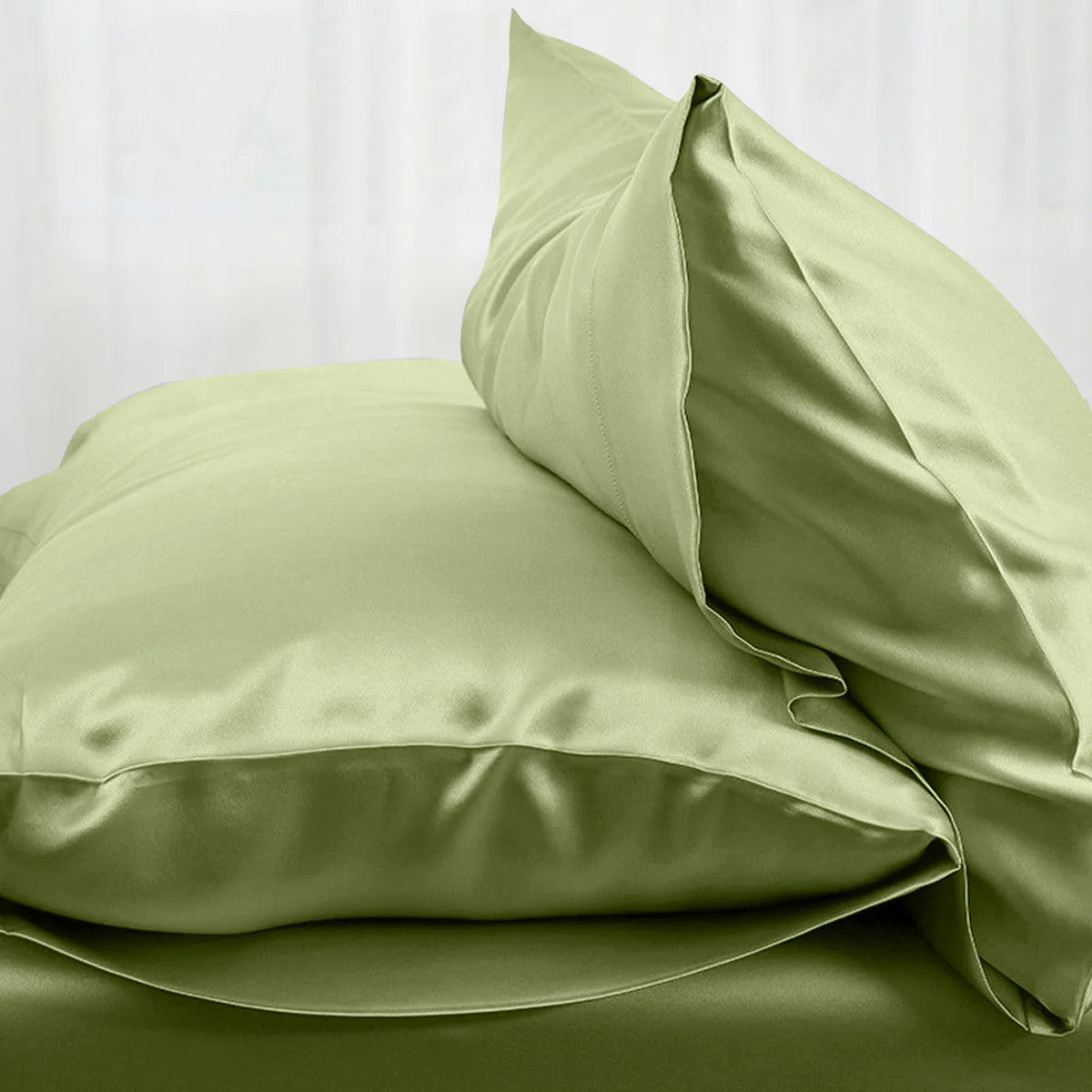 Mint Green satin silk pillowcases