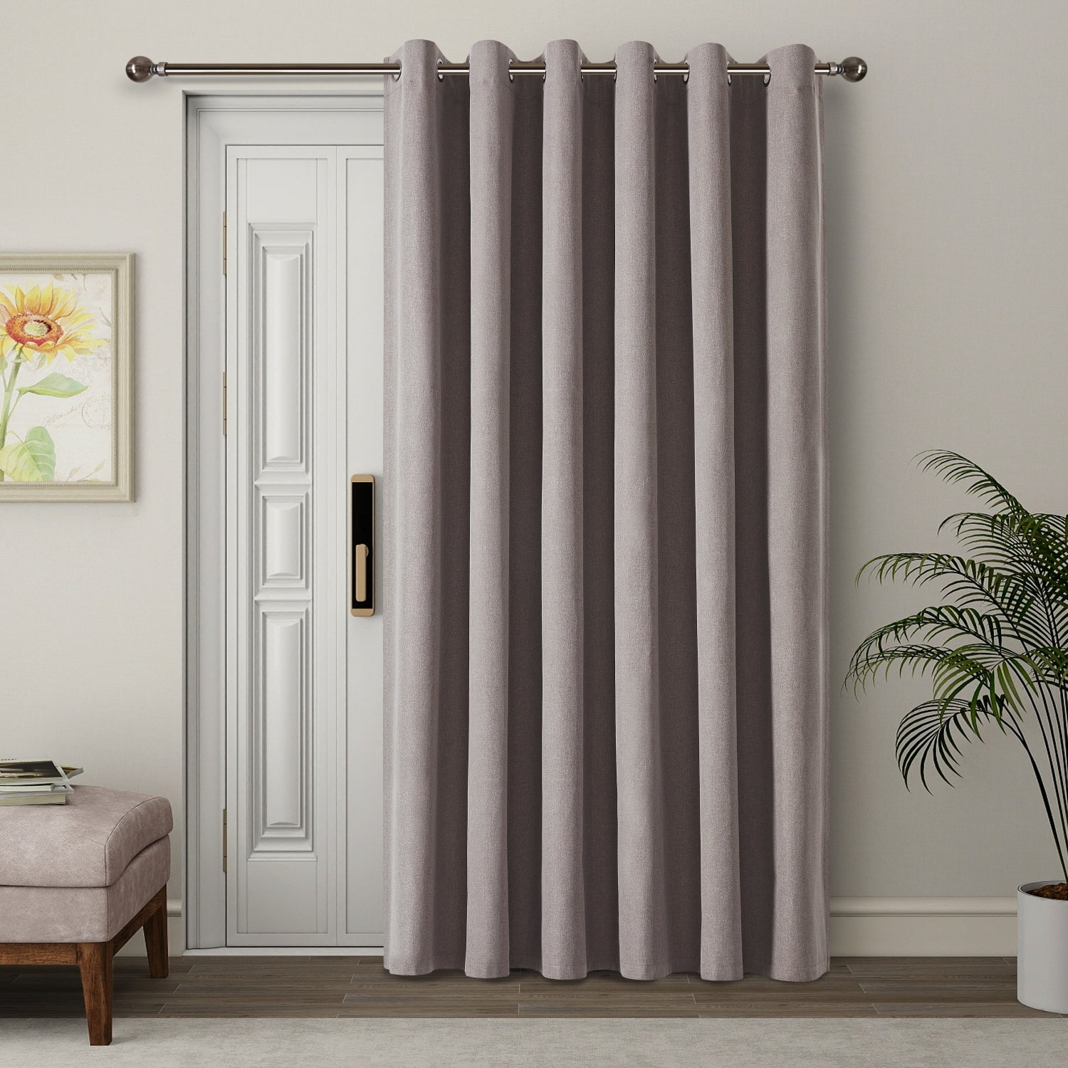 Eyelet Rings Top Curtains Blackout 