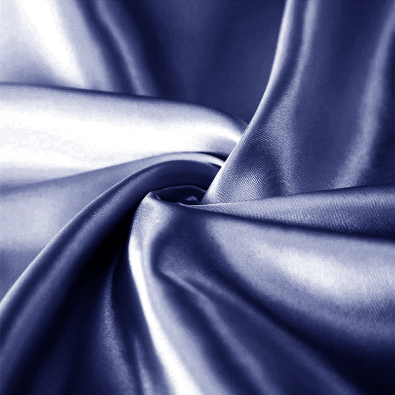 Navy silk pillowcases