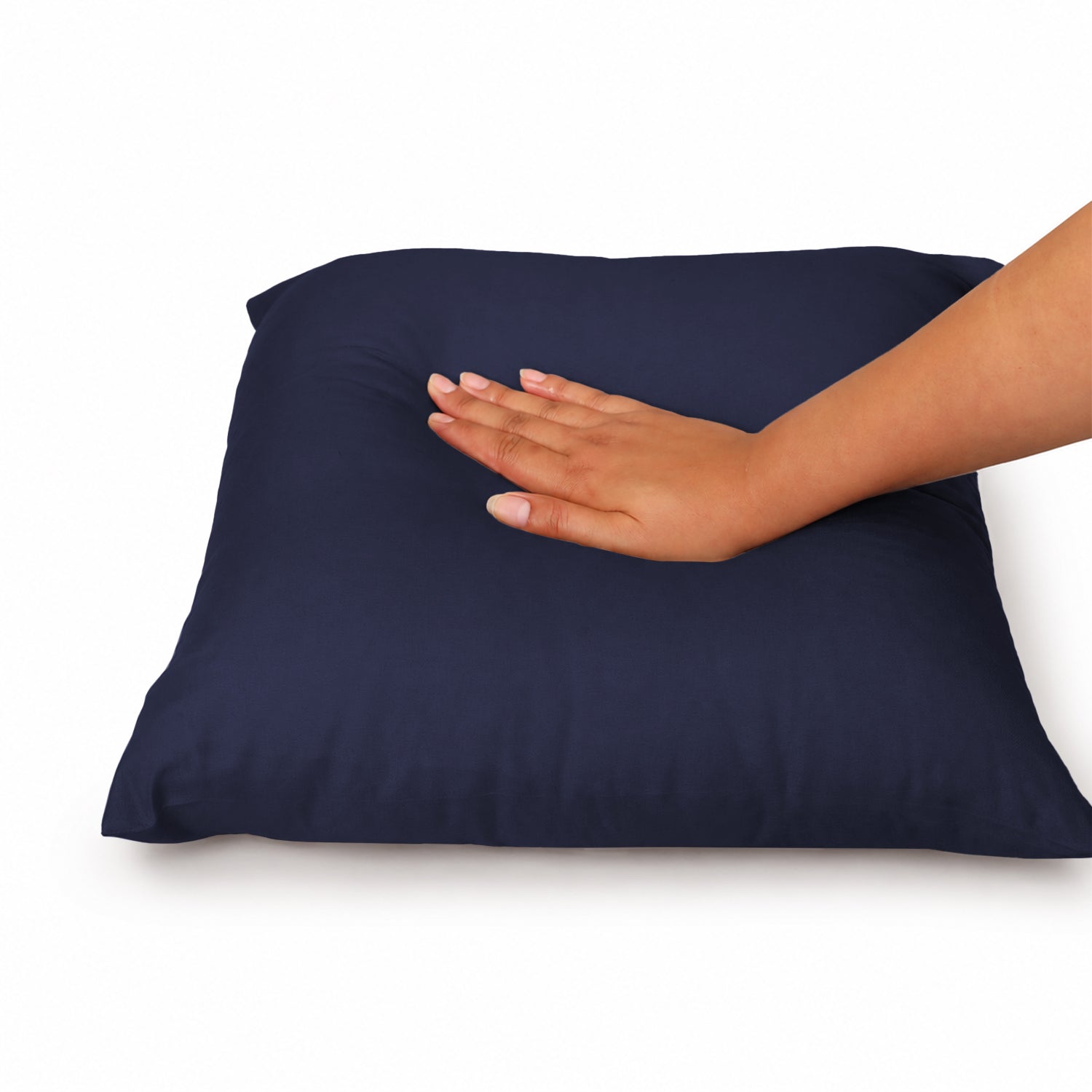 Pair Of Soft Microfibre Plain Cushion Covers for Sofa, Bed & Living Room