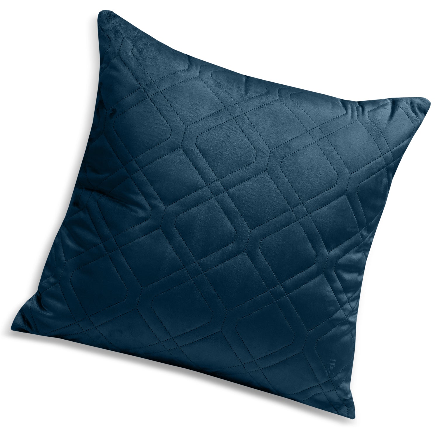 Pack Of 2 Embossed Velvet Cushion Cover Diamond Pattern