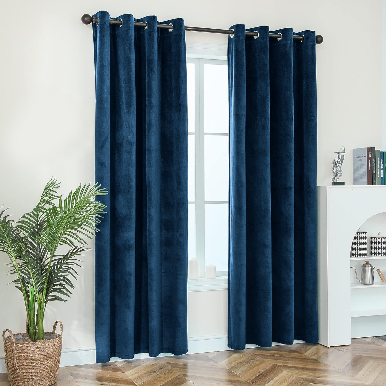 Blue Velvet Curtains