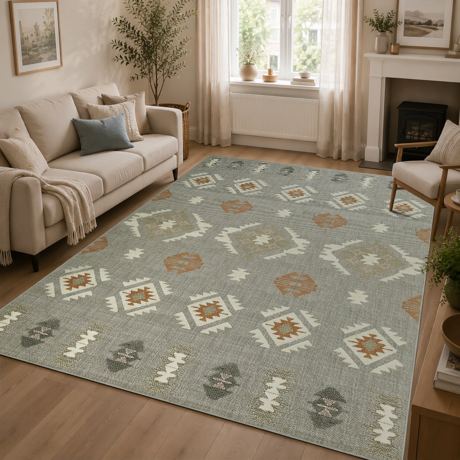 Modern Abstract Rug Stylish Living Room Floor Carpet