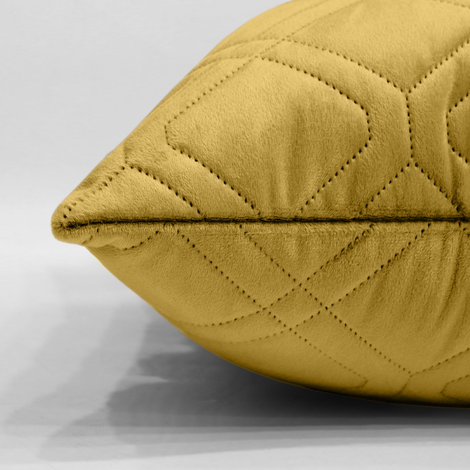 Pack Of 2 Embossed Velvet Cushion Cover Diamond Pattern