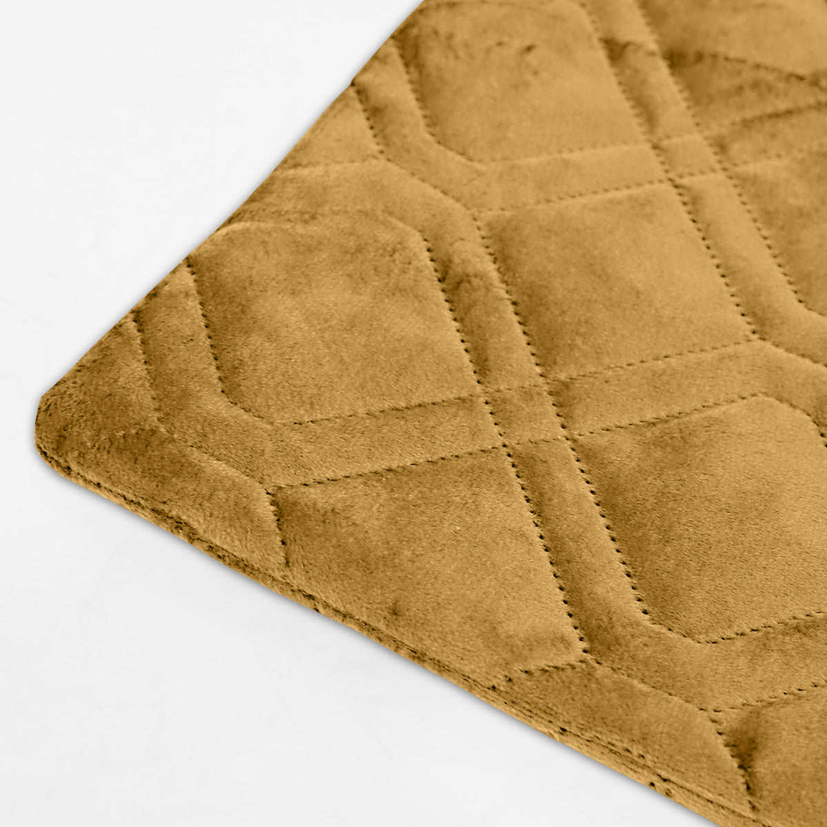 Pack Of 2 Embossed Velvet Cushion Cover Diamond Pattern