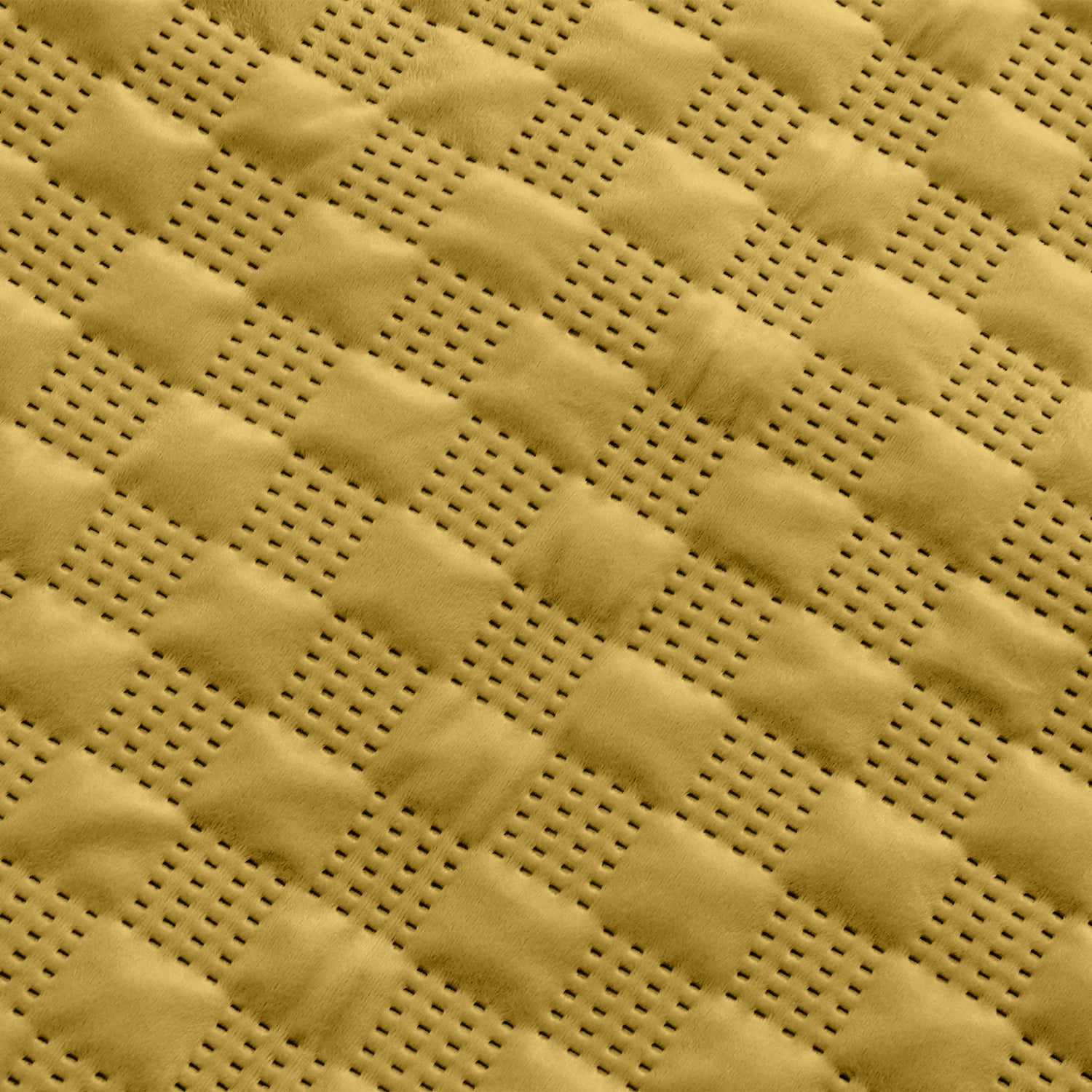 Pack Of 2 Square Velvet Cushion Cover Check Pattern