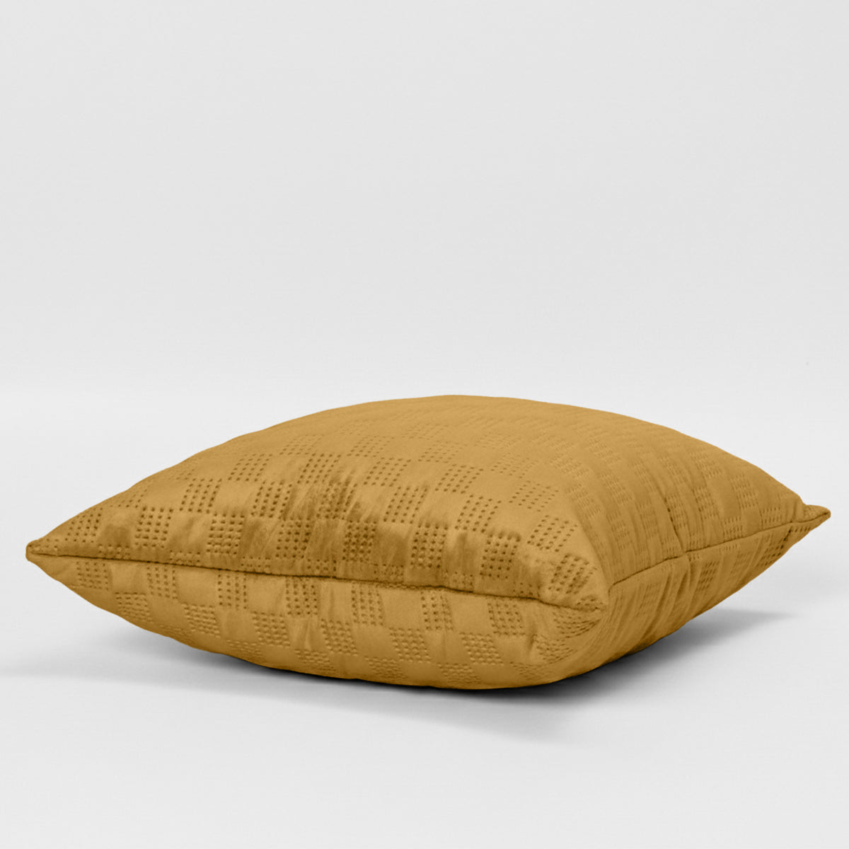 Pack Of 2 Square Velvet Cushion Cover Check Pattern