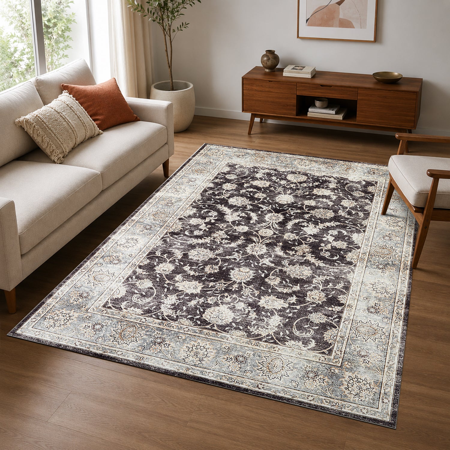 Washable Carpet Rug Pet Friendly