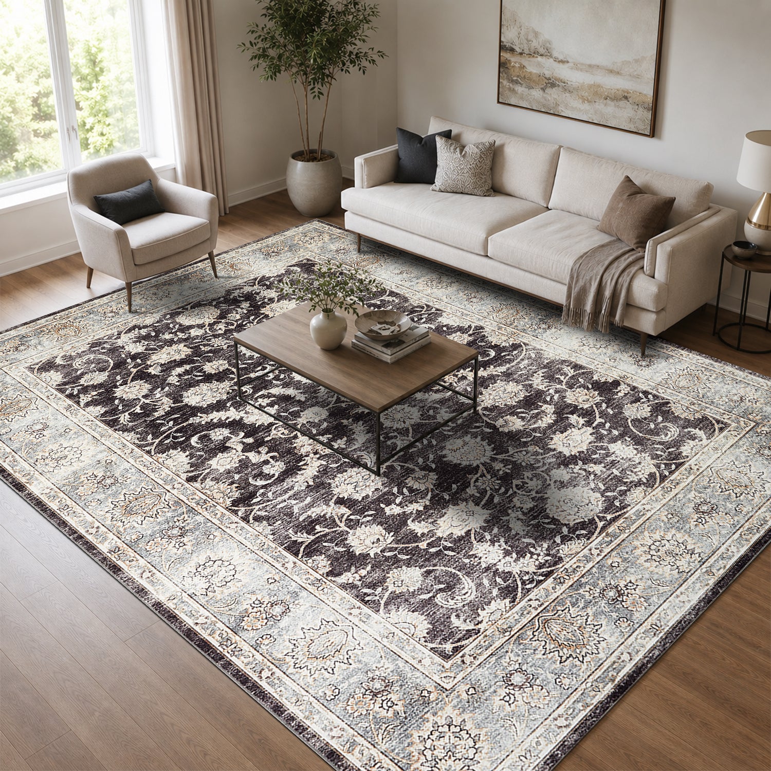 Washable Carpet Rug Pet Friendly