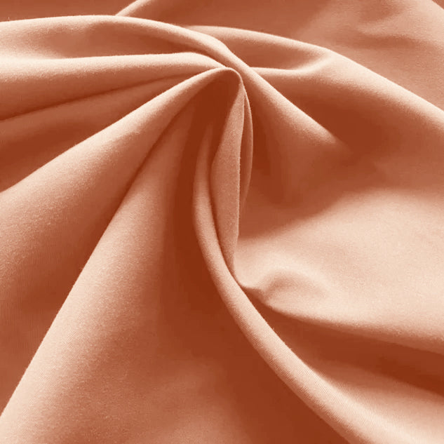 Peach Pillowcases Plain Dye Pair