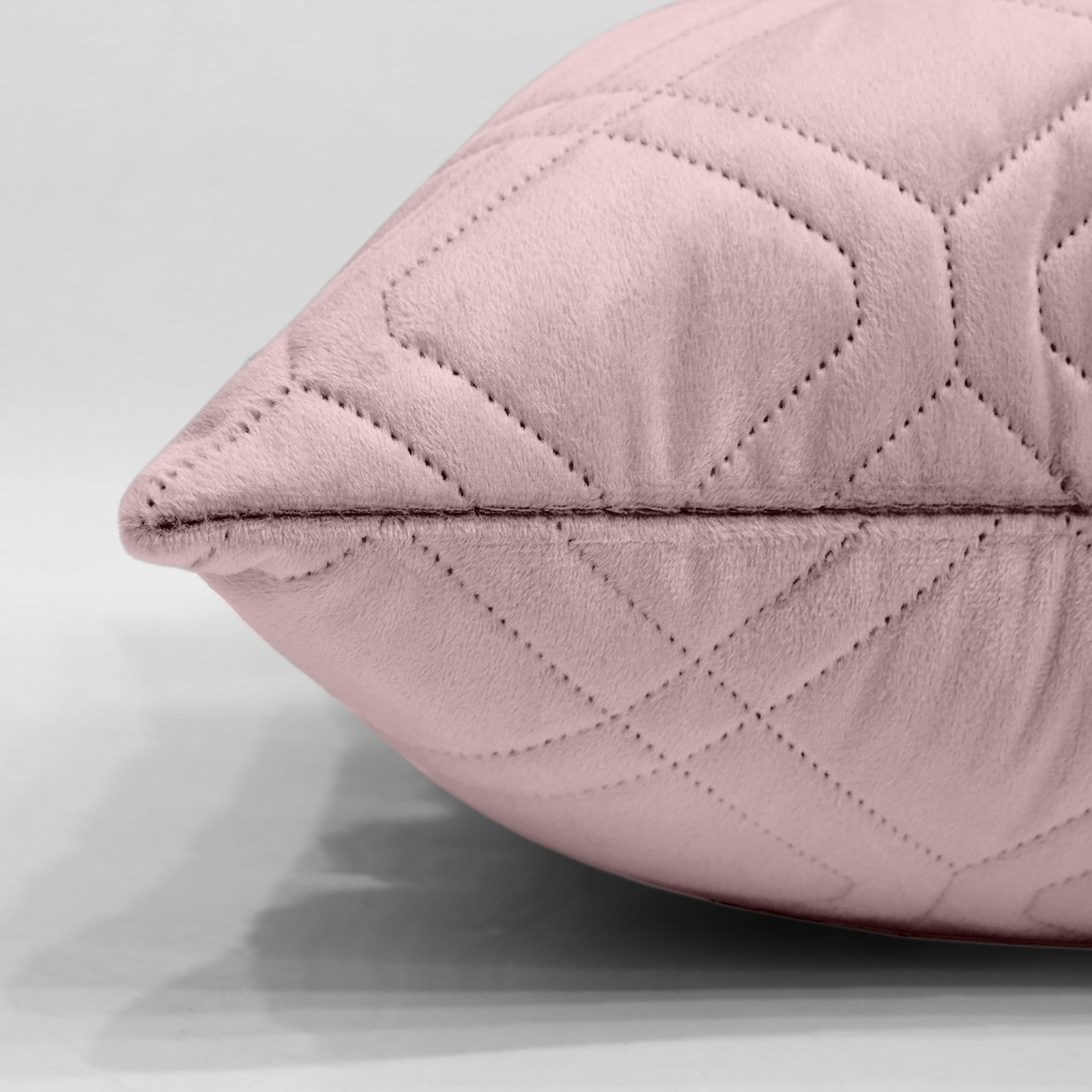 Pack Of 2 Embossed Velvet Cushion Cover Diamond Pattern