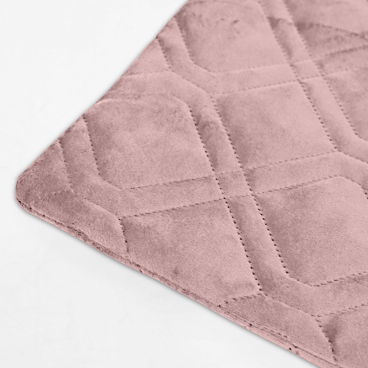 Pack Of 2 Embossed Velvet Cushion Cover Diamond Pattern
