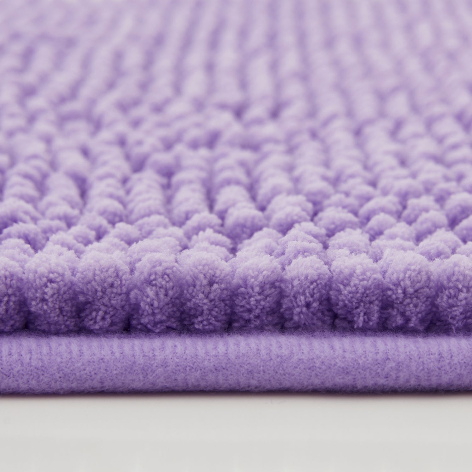 Chenille Bath Mat Purple