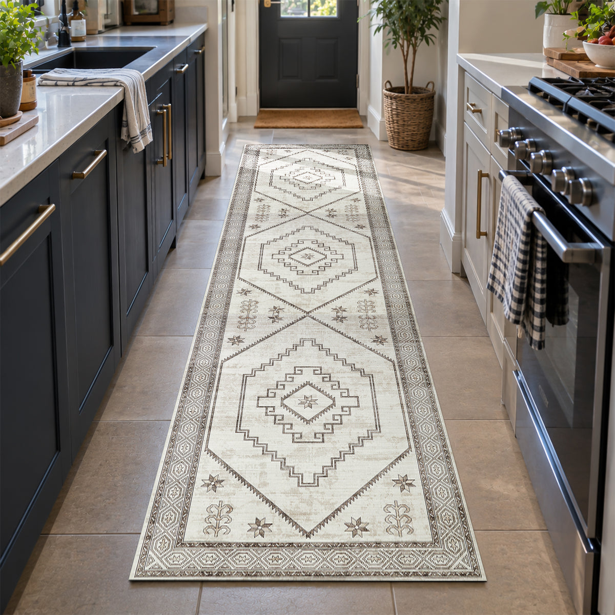 Modern Tribal Rug Perfect for Living & Dining Rooms