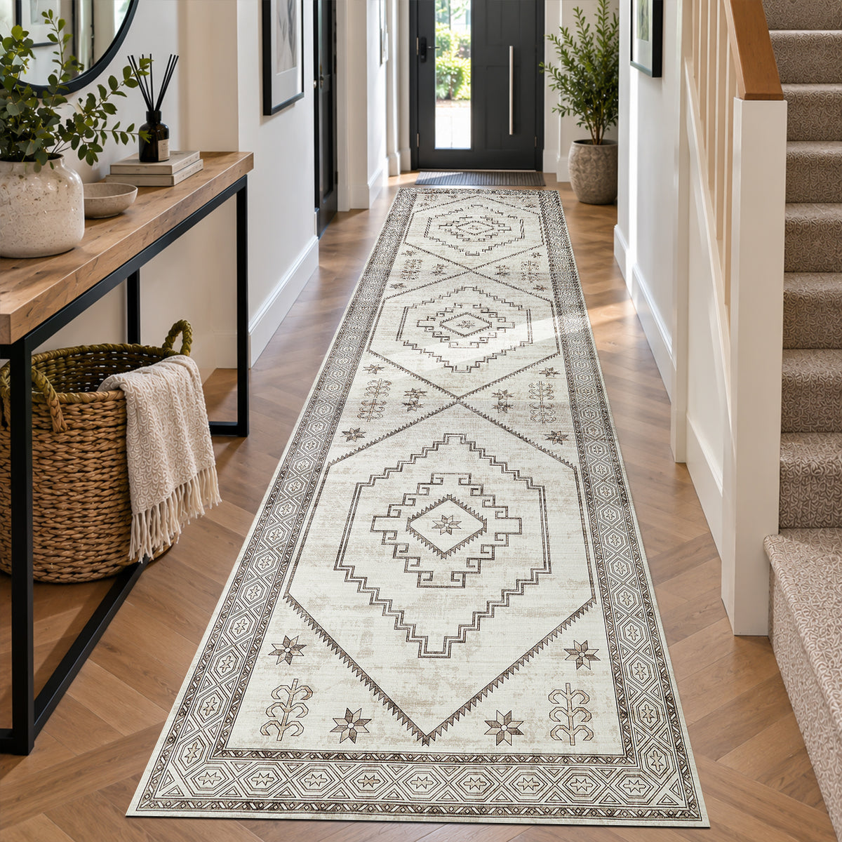 Modern Tribal Rug Perfect for Living & Dining Rooms