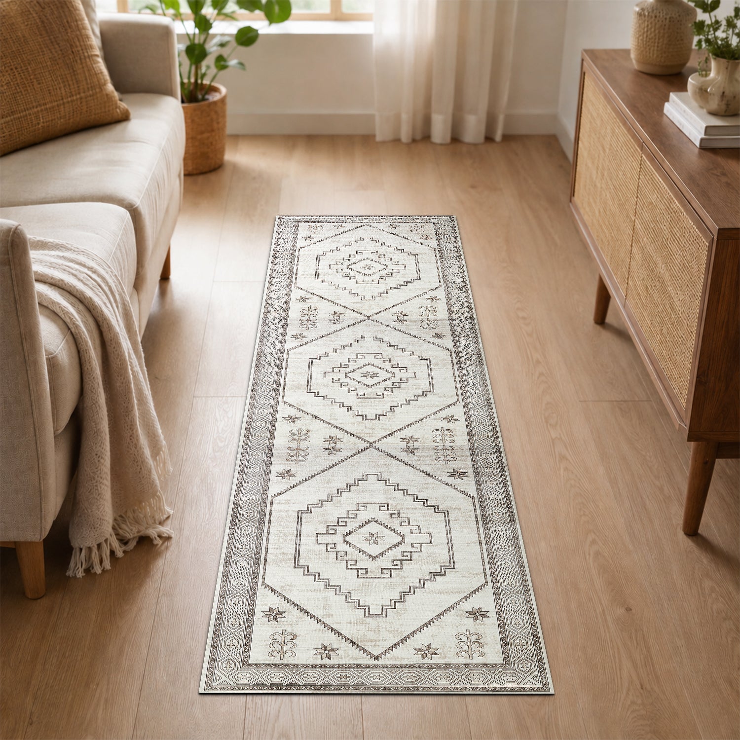 Modern Tribal Rug Perfect for Living & Dining Rooms