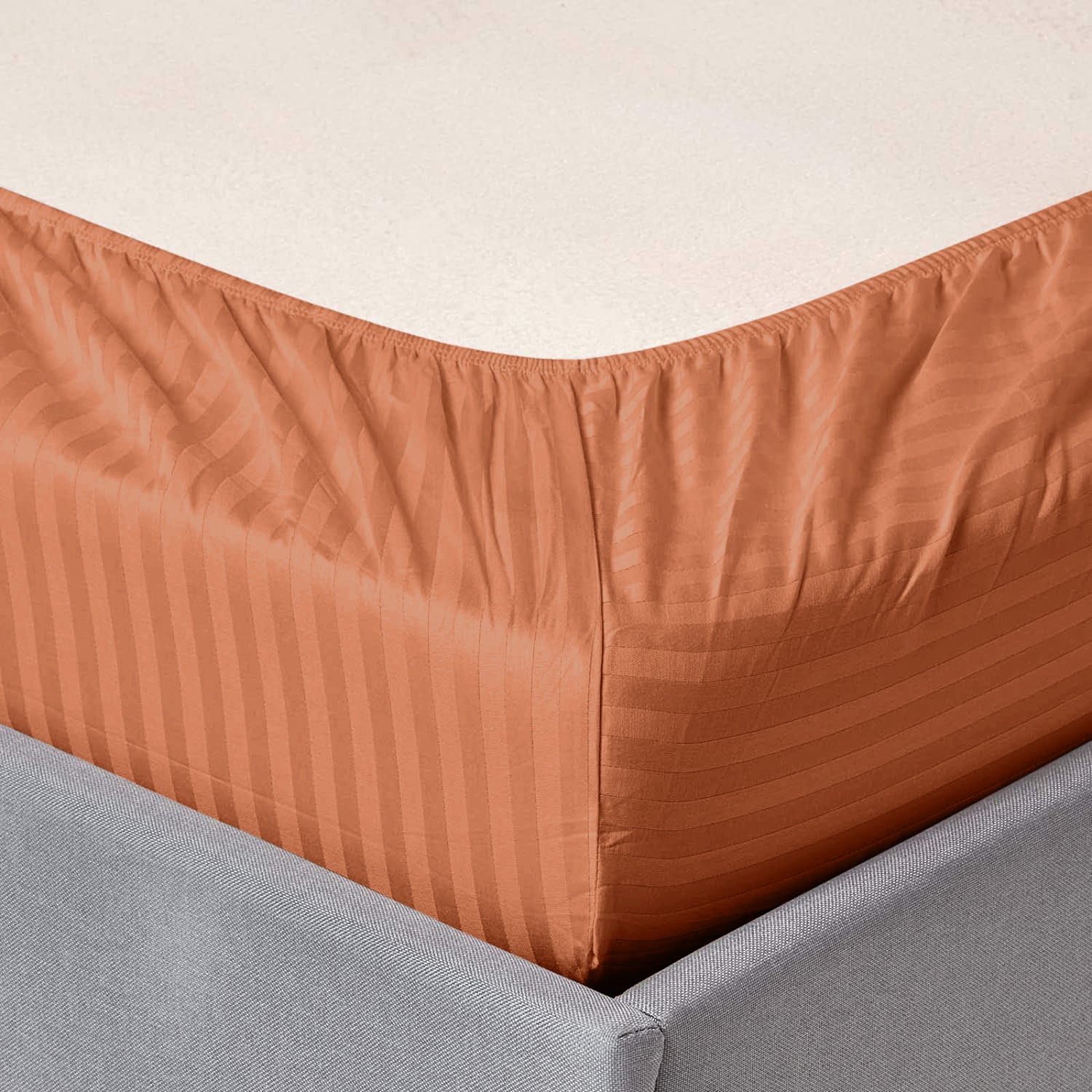 Stripe Extra Deep Mattress Fitted Sheets 40CM