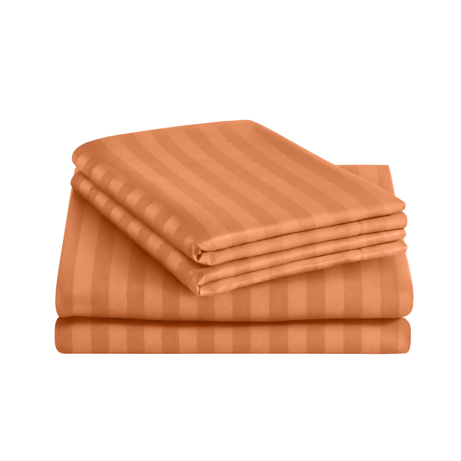 Rust Stripe Duvet Cover Set