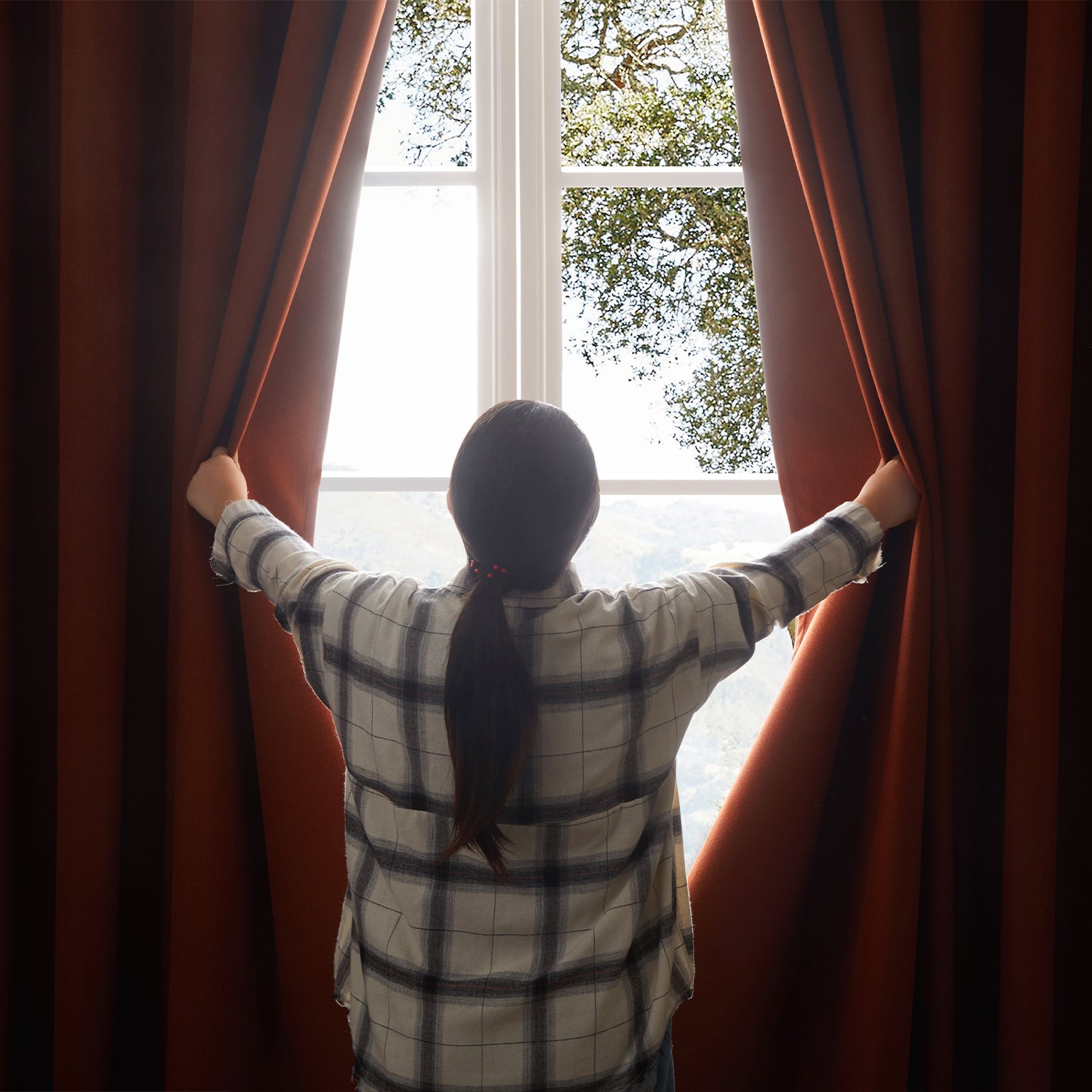 100% Blackout Linen Curtains  Luxury Thermal Eyelet Ready Made