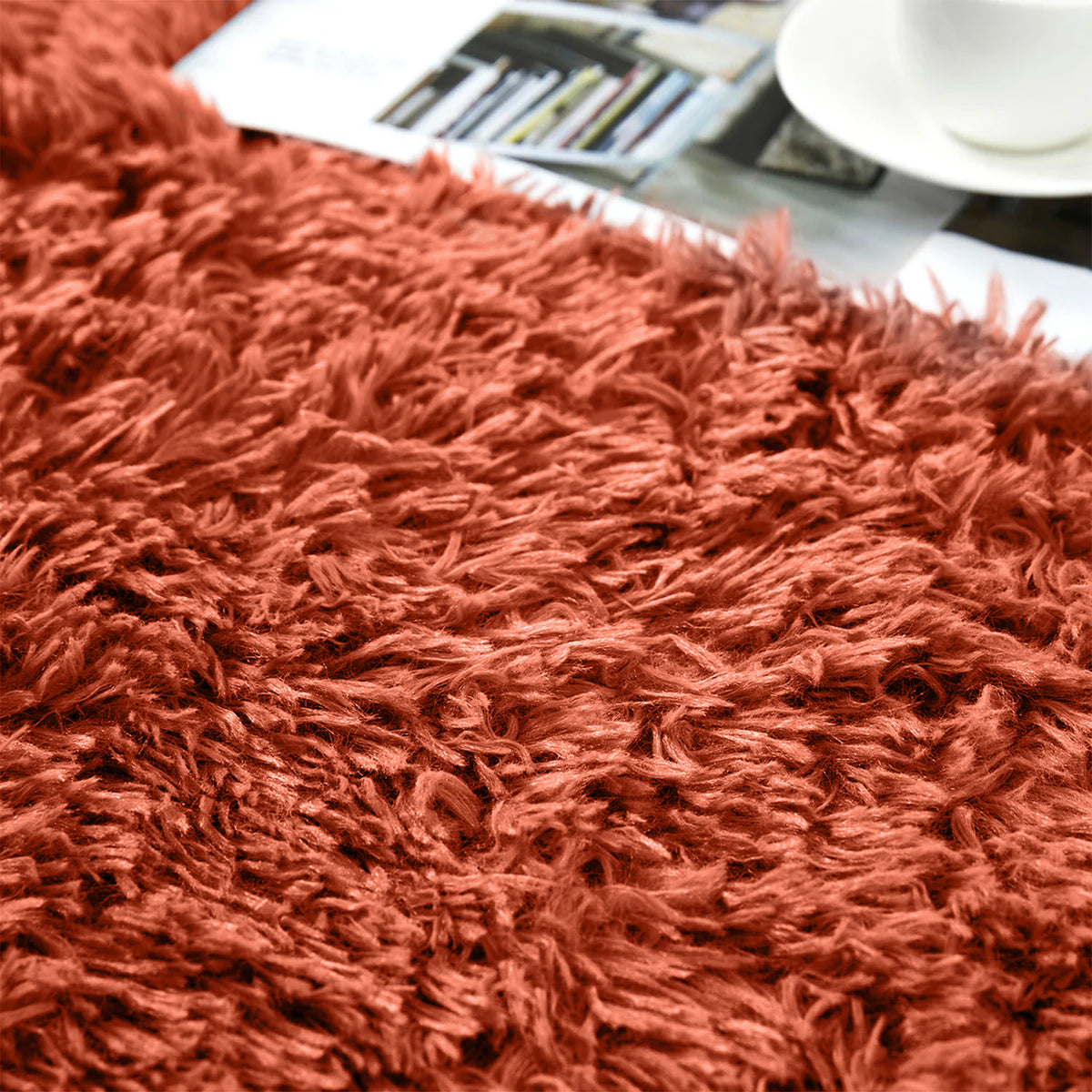Rust Rugs Soft Deep Pile