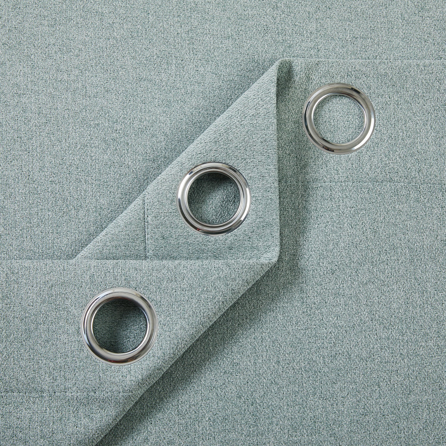 100% Blackout Linen Curtains  Luxury Thermal Eyelet Ready Made