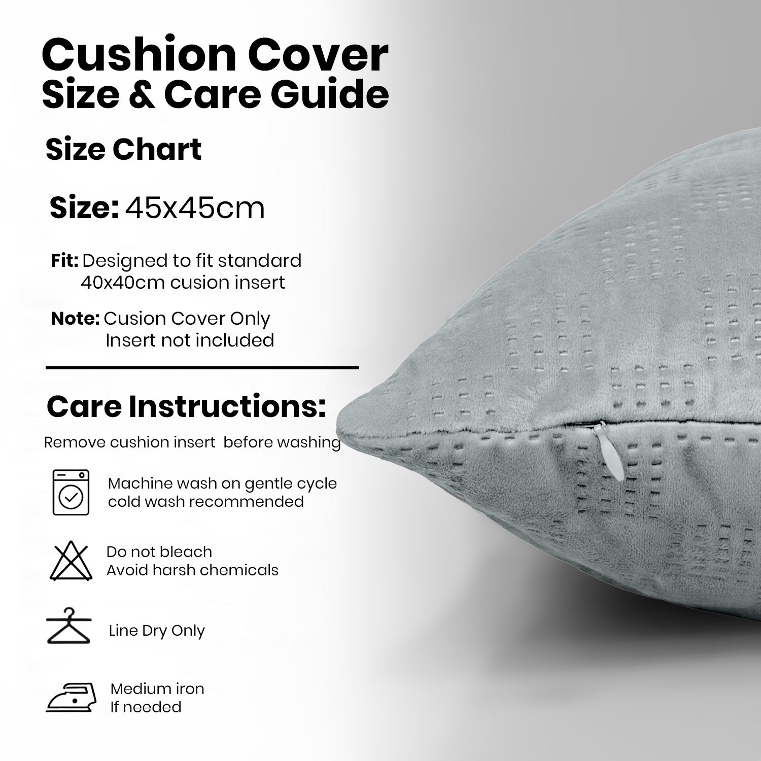 Pack Of 2 Square Velvet Cushion Cover Check Pattern