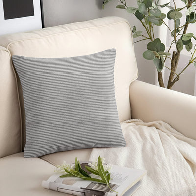 Velvet Garden Cushion Covers Silver