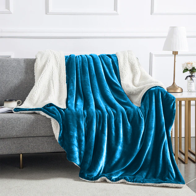 Teal Throw Blanket