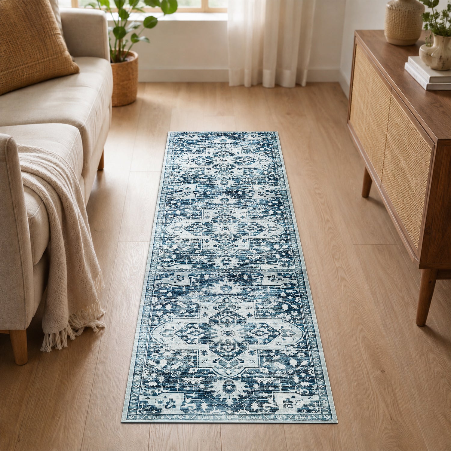Traditional Rectangular Rug For Living Room