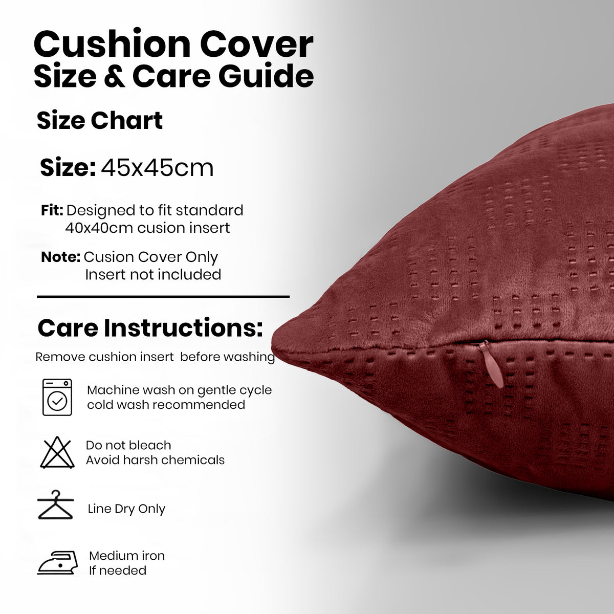 Pack Of 2 Square Velvet Cushion Cover Check Pattern