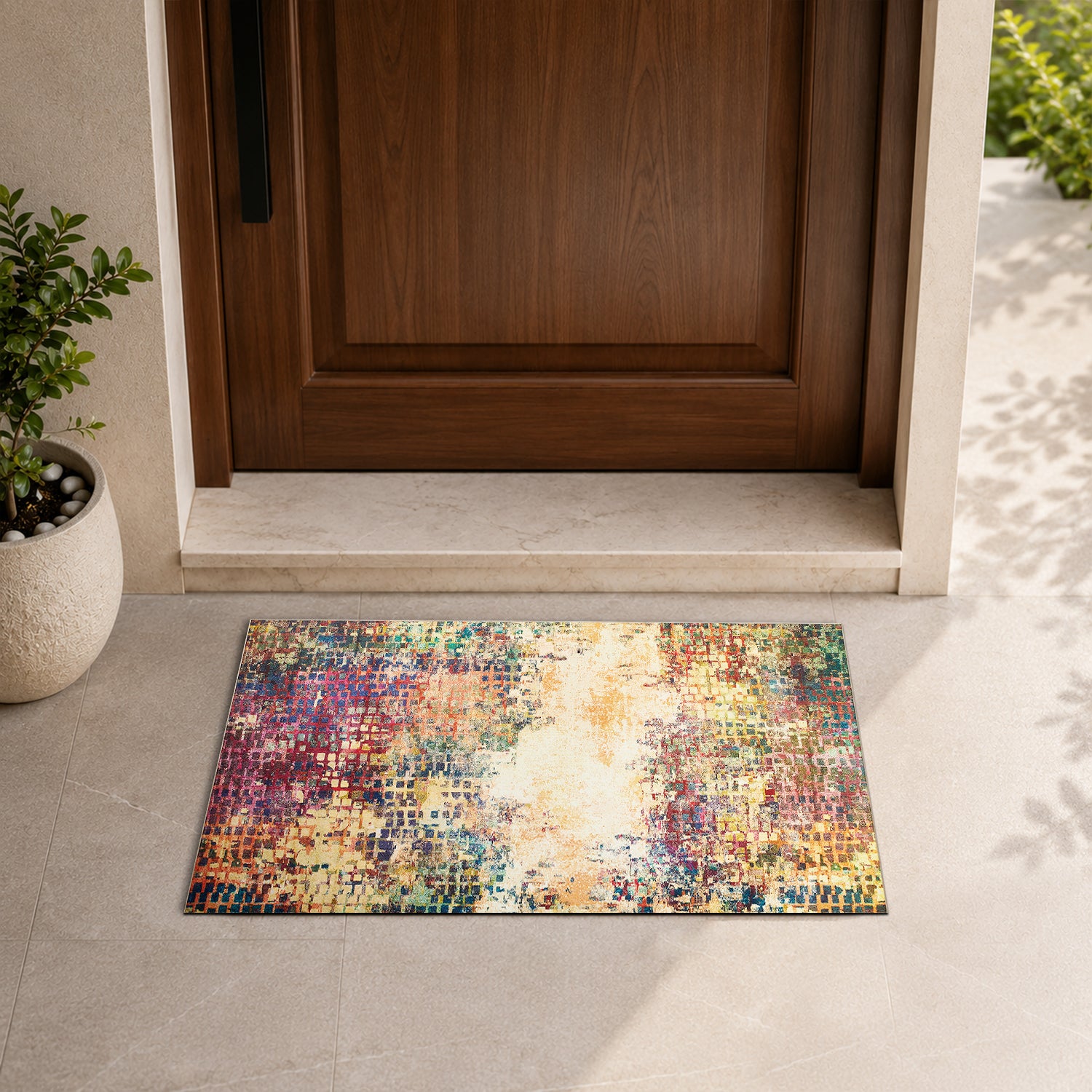 Multicolour Rug for Living Room & Bedroom Soft Stylish & Modern Design