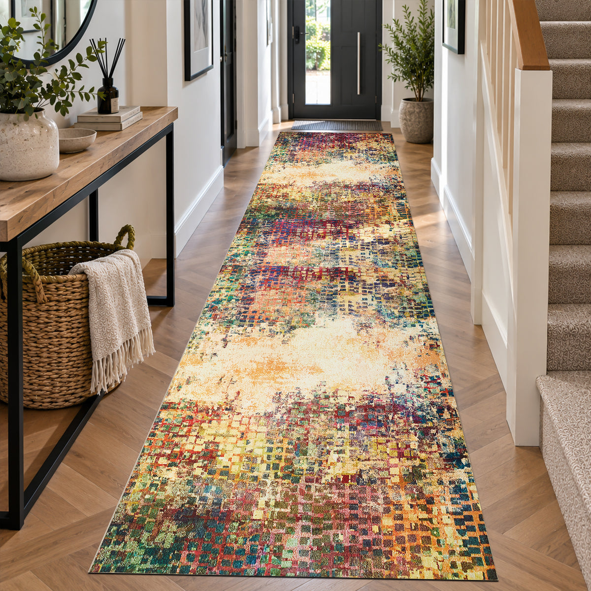 Multicolour Rug for Living Room & Bedroom Soft Stylish & Modern Design