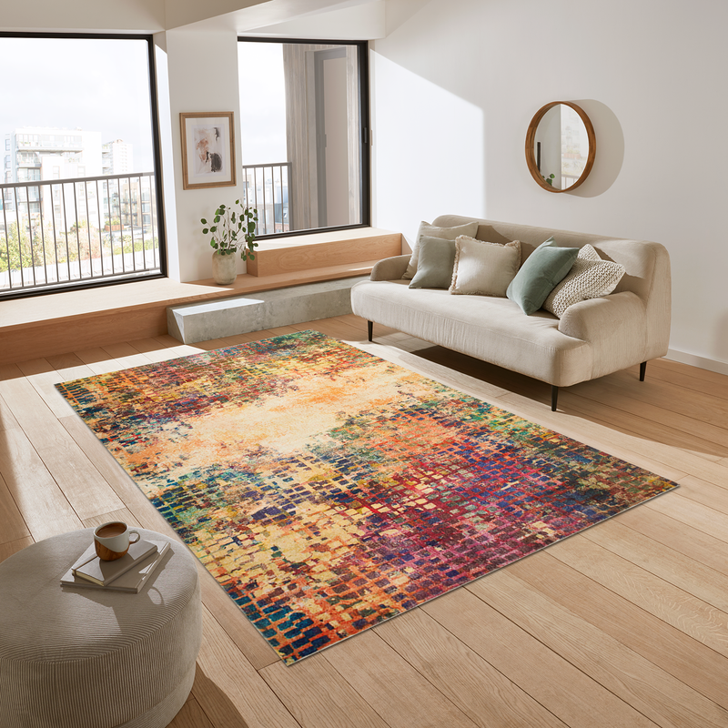 Cashmere Abstract Rugs for living room