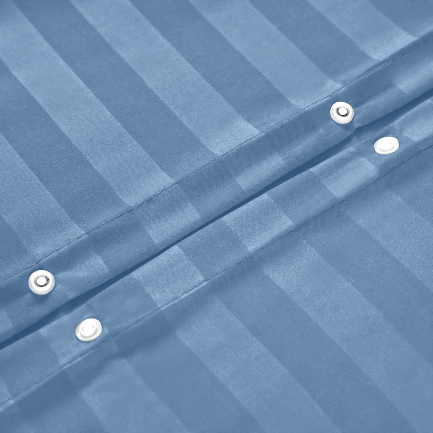 Washed Blue Stripe Duvet Cover Set